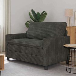 SOFA Antracit 126 x 81 x 87 5 cm Poliester - Antracit 110 cm Cene