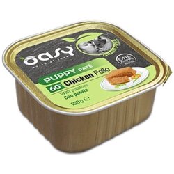Oasy Grain Free Paté Puppy piščanec in krompir, paté v posodici - 150 g 150 g Cene