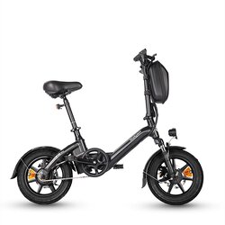 BODYWEL Mini zložljivo električno kolo T16 Pro, 14", 250 W 36 V 7,8 Ah, za vožnjo na delo, črno, (5000234090) Cene