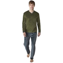 J&j Brothers Pižame & Spalne srajce JJBFP5801 Zelena Cene