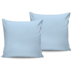 Light blue blue pillowcase set (2 pieces) (de) Cene