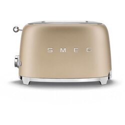 Smeg TSF01CHMEU 2-krpir toaster u 50-ih, retro stilu, šampanjski mat. Cene