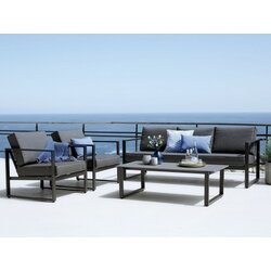  Baštenska lounge garnitura Vonge crna ( 3795000 ) Cene