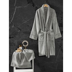  Exclusive - grey grey bathrobe set Cene