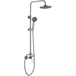 AQUAART pršni set z nadglavno prho padova (krom, sijaj, Ø 20 cm, z armaturo, višina 160 cm) Cene
