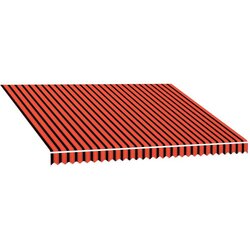 vidaXL Platno za tendu narančasto-smeđe 400 x 300 cm Cijene