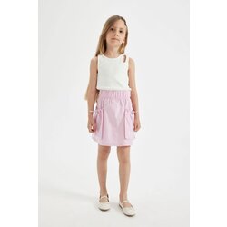 Defacto girl's Poplin Skirt with Pockets Cene