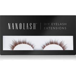 Nanolash DIY Eyelash Extensions set za podaljševanje trepalnic doma Divine BROWN 36 kos Cene