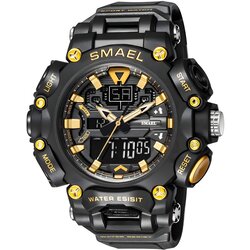 SMAEL ZA-14077 sat - Crna / Zlatna KP14077 Cene
