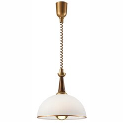 LAMKUR Podesivi luster CHIARA 1xE27/60W/230V braon/bukva Cene