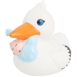 Lilalu patkica - Stork - Rubber Duck with Baby Cene