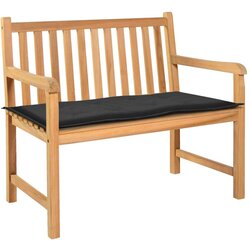  Blazina za vrtno klop črna 120x50x4 cm oxford tkanina, (20623494) Cene