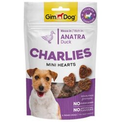 Gim Dog CHARLIES MINI HEARTS pacetina, poslastica za pse 70g Cene