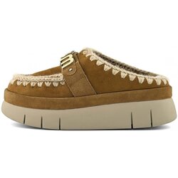 Mou Nogavice Bounce Welt Clog Suede Kostanjeva Cene