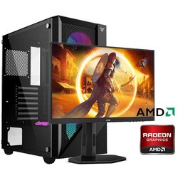  računar ryzen 5 5500X, 16GB, 1TB, rx 6600 8GB i aoc 24G4XE 23.8", 180Hz, 0,5ms Cijene