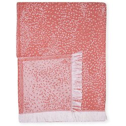 Euromant Rdeča pletenina z bombažem Dotty Diamond, 140 x 180 cm Cene