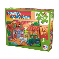 KS Games Igračka puzzle jumbo Farma JP31005 68x48cm 12 dijelova Cene