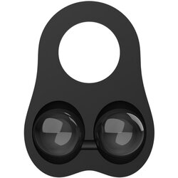 Pulselock Taur - silikonski prsten za testise s otežanim kuglicama (crni) Cene