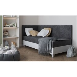 Molarem Home Dječji tapecirani krevet LAGOS III - 200x90 cm - Madrac s Bonnell oprugama Cijene