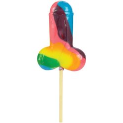  Rainbow Cock Pop - šarena penis lizalica (85g) - voćni Cene