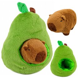 Green Avocado with Capybara 2 in 1 Plush Toy 25 cm Cene