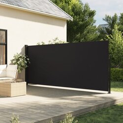 vidaXL Bočna tenda na uvlačenje crna 180 x 300 cm Cijene