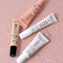 MÁDARA Organic Skincare SOS CARE 4-Step Skin-Soothing Routine Set - Medium Cene