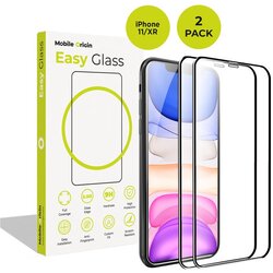 9H PELÍCULA PROTETORA DE VIDRO MOBILE ORIGIN EASYGLASS PARA IPHONE 11 XR, PACOTE COM 2 UNIDADES, PROTEÇÃO TOTAL., (5000261167) Cene
