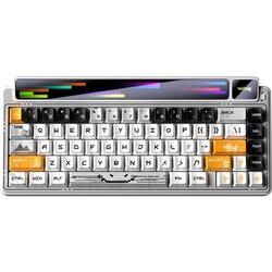 Aula Gasket AMG65 White LightFeather RGB Keyboard Cene