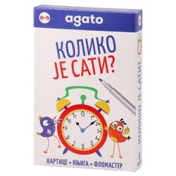 Agato Smart kid, edukativne kartice, koliko je sati, 25 kartica, 8 - 9 godina Cene