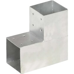 Spojnik za stupove u L-obliku od pocinčanog metala 101 x 101 mm Cene