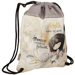 Anekke Ruksak vrećasti MEMORIES SS25 33x45x2,5cm 40484-003 NETTO Cene