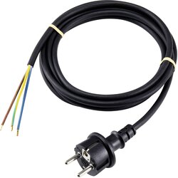 sygonix SY-5043464 tok priključni kabel črna 3.00 m, (20414230) Cene