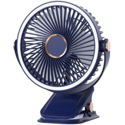  Mini led ventilator sa zakackom 2000 mAh plavi Cene