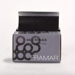 Folija za pramenove Aluminijska Framar Back in Black Reljefna – 97,5 m Cene