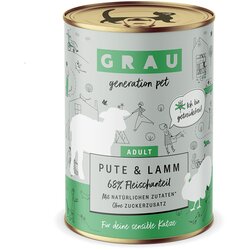 GRAU Schlemmertöpfchen brez žit 6 x 400 g - Puran & jagnjetina Cene