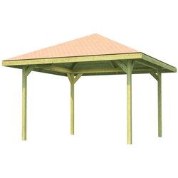 Paviljoni, šotori, ponjave in dodatki WEKA Leseni vrtni gazebo 651 (380 x 380 x 299 cm) Cene