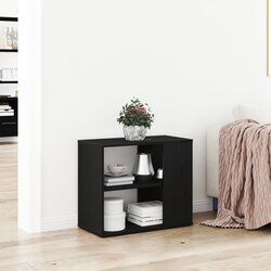 vidaXL Postol Crni hrast Konstruirano drvo 60 x 30 x 50 cm Cijene