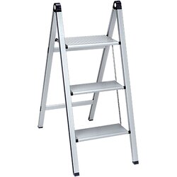STABILOMAT Basicline Preklopne ljestve Slim (3 stepenice, Radna visina: 2,75 m, Ekstra plitko) Cene