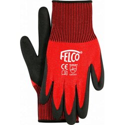 Felco delovne rokavice, pletene z nitrilnim premazom - l Cene