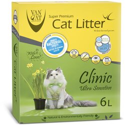 Bentas VanCat Clinic Ultra Sensitive posip, posip za mačke 6 l Cene