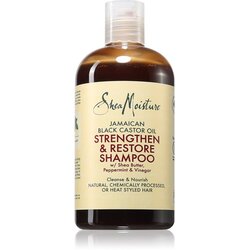 Shea Moisture Jamaican Black Castor Oil Strengthen & Restore čistilni šampon za poškodovane in barvane lase 384 ml Cene