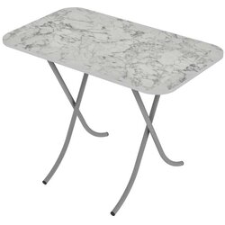 alesta AL10028BM sto višenamenski sklopivi tekstura beli mermer 60X100CM Cene