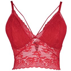 Trendyol Curve Red Piping Detailed Bustier Cene