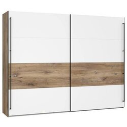 Mömax Omara Z Drsnimi Vrati Kya, Barva Hrasta, Bela, Š. 270 Cm Cene