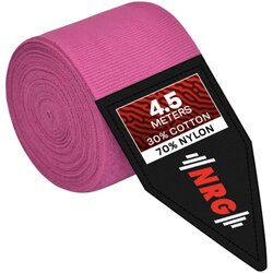 NRG Fitness Boks povoj 4,5 m elastična podpora - Roza, (5000070899) Cene