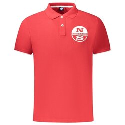 North Sails Muška kratka polo majica crvena Cijene
