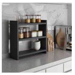 Hanah home kuhinjska polica cosmic anthracite Cene