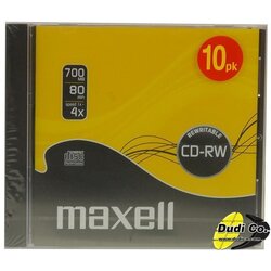 Maxell cd-rw 80 12X jewel 626001.40.TW Cene