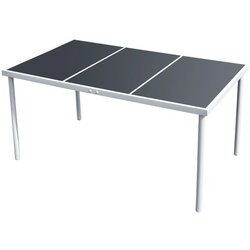 vidaXL Vrtni stol 150 x 90 x 74 cm crni čelični Cijene